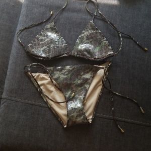 Victoria's secret camo bikini